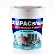  COMPACSHIELD IS 100% PREMIUM ACRYLIC(SHEEN) FOR EXTERIOR & INTERIOR